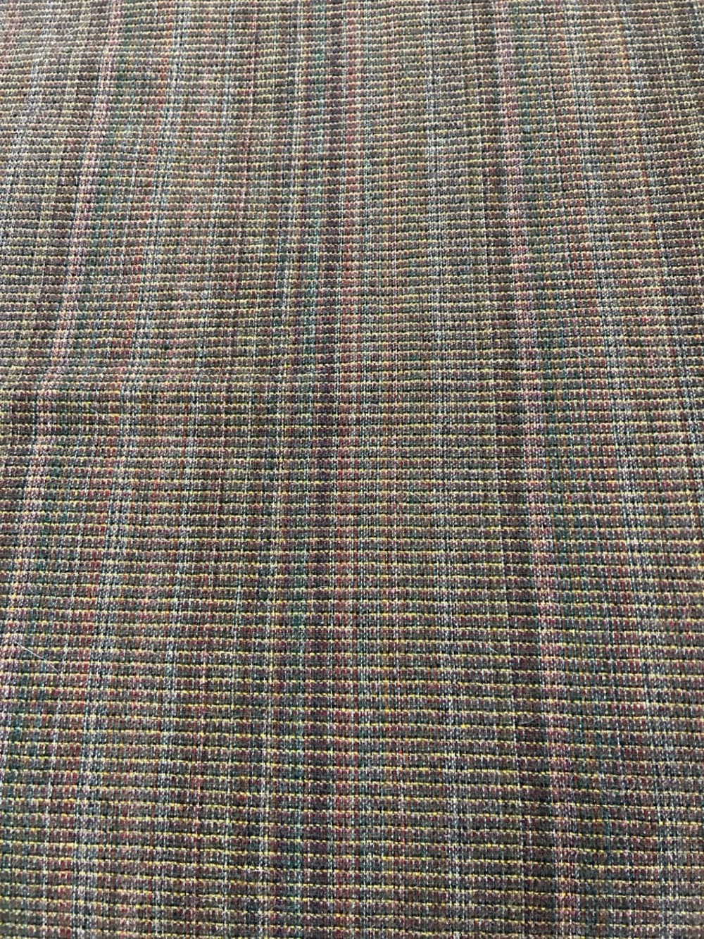 Woolrich vintage 80s 90s wool stripe twin blanket green yellow red cabin lake